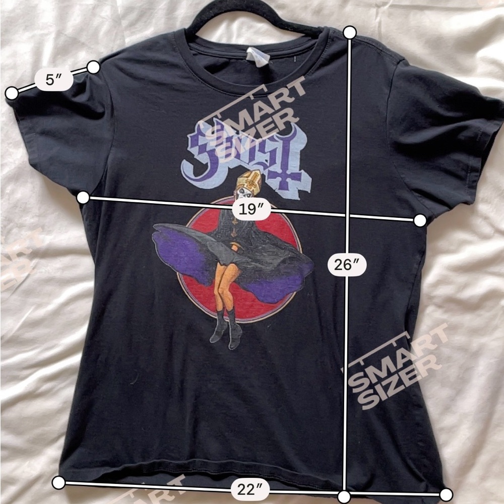 Ghost Band Graphic T-shirt Papa 3 Occult Rock Metal Goth Vintage Style XL - Picture 6 of 6